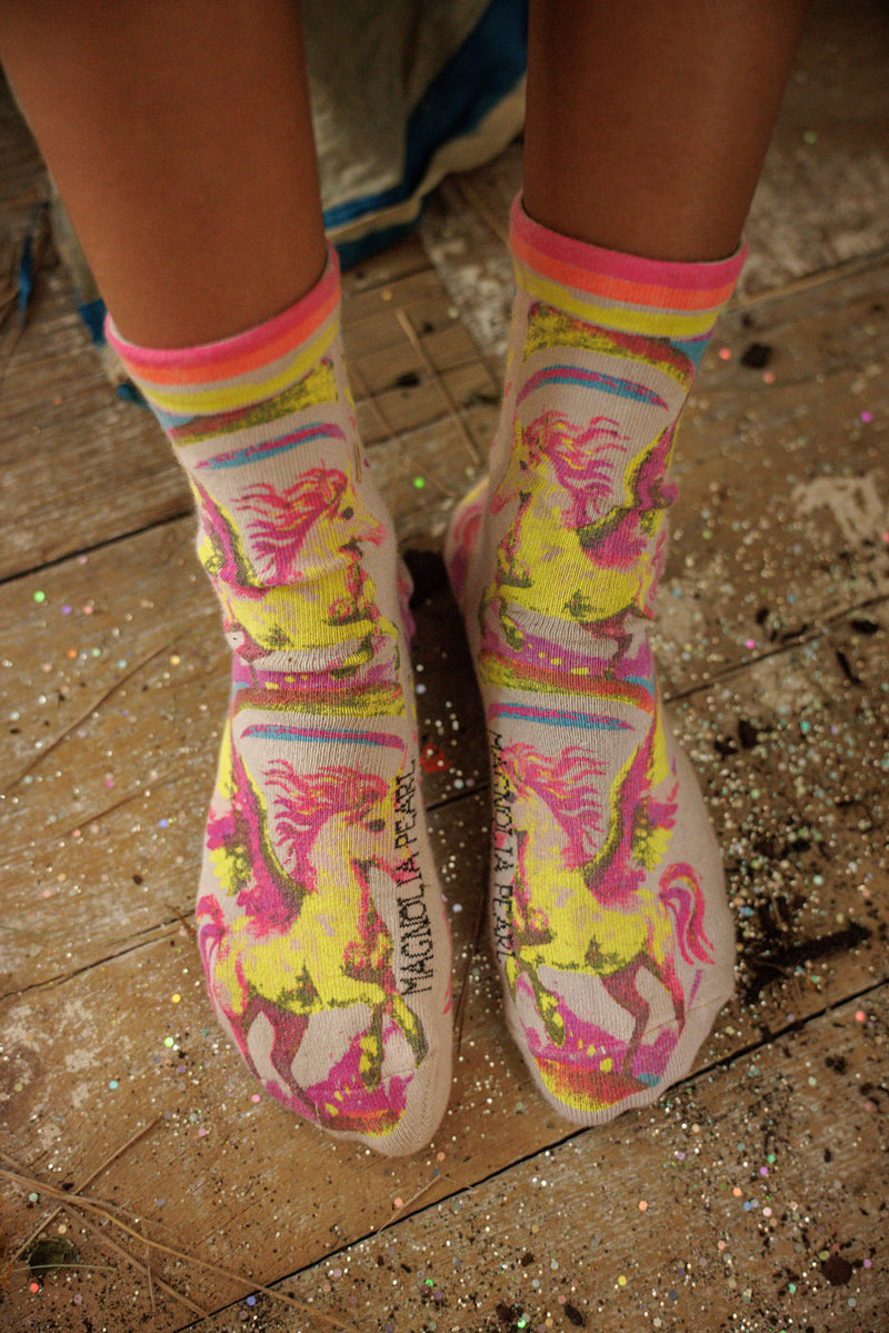 Les chaussettes MP imprimées Les pégacornes sont réels  - Image 2