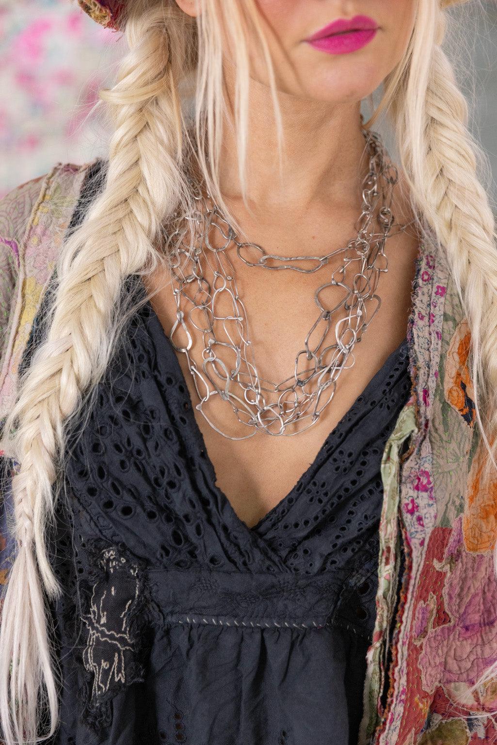 Metal Chain Link Necklace - Magnolia Pearl Clothing
