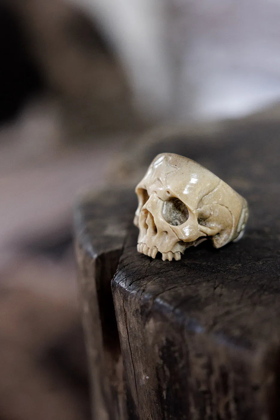 Anello con Teschio di Corna Amato