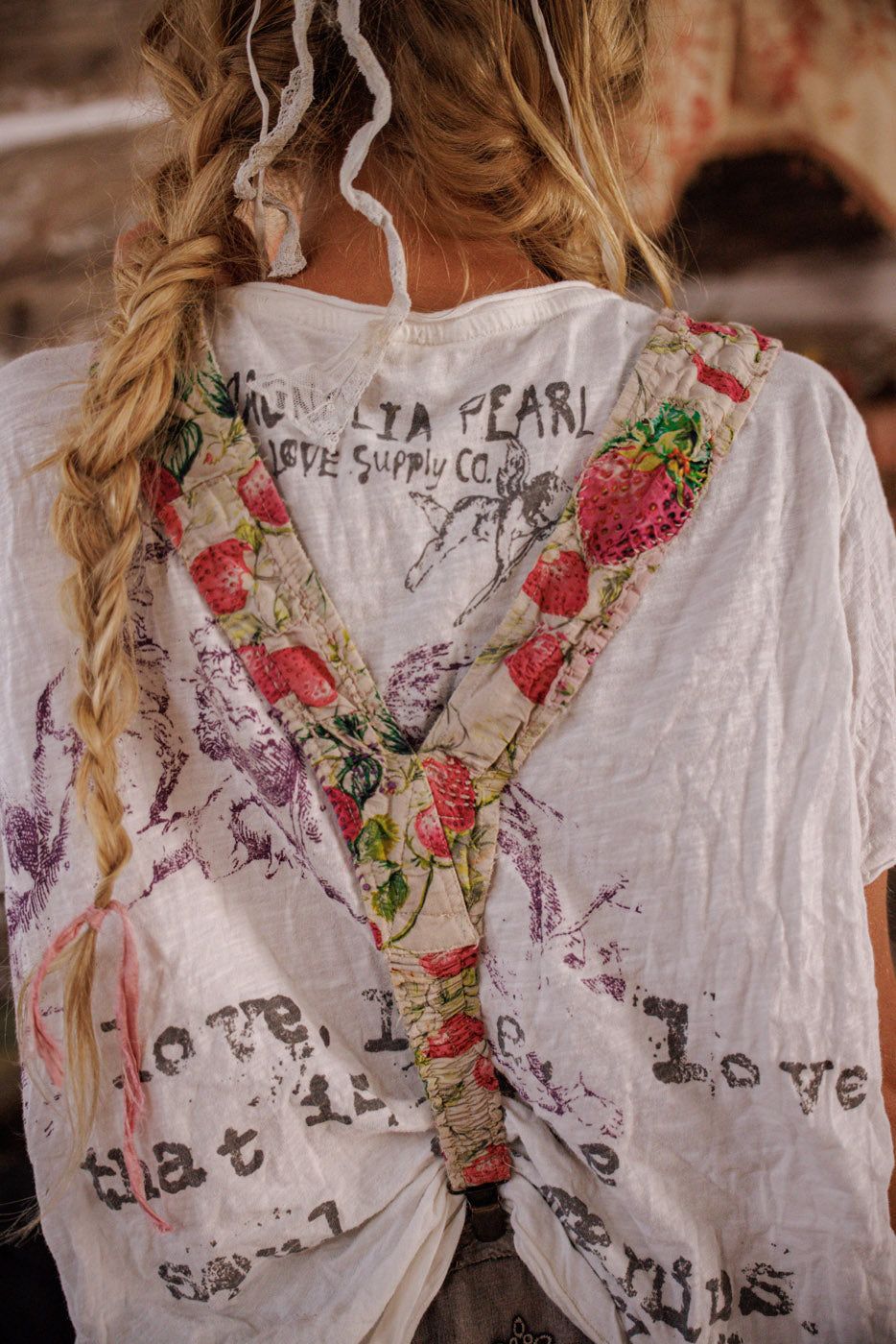 Strawberry Shae Suspenders – Magnolia Pearl Clothing