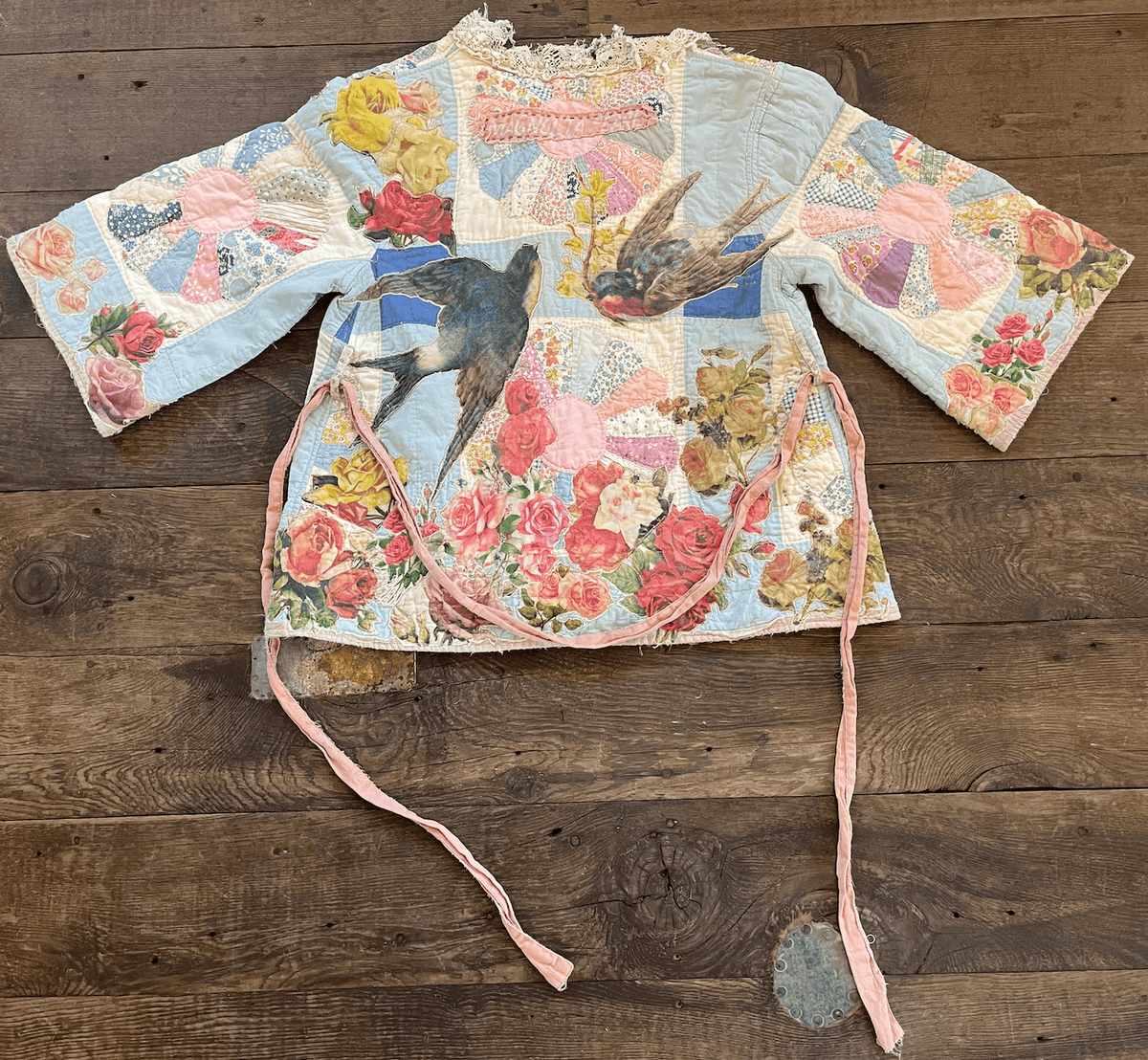 Bird and Rose Quilt Jacket