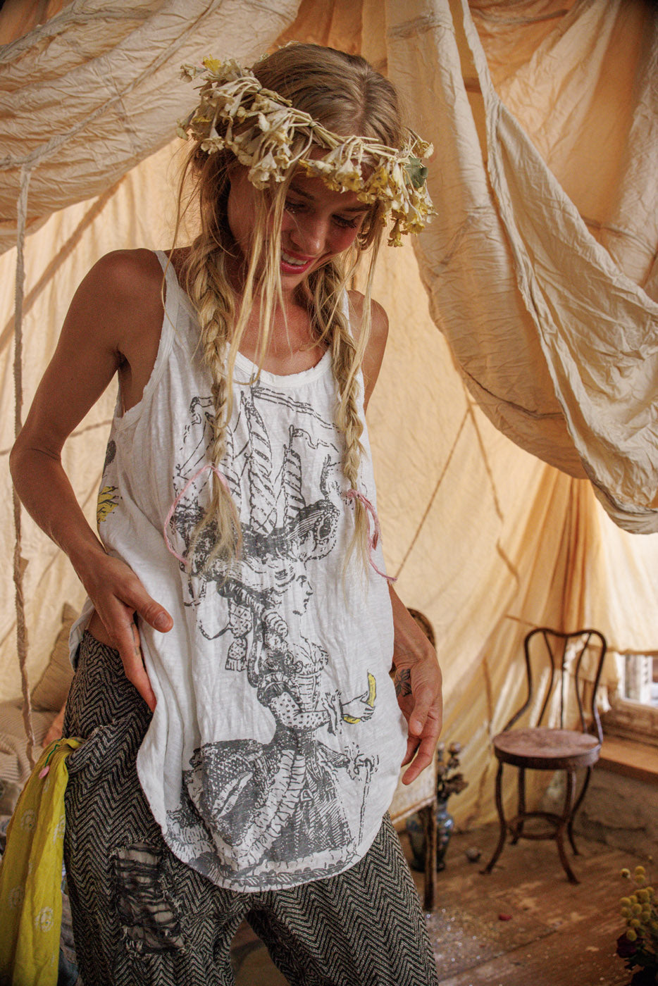 Bananas Por Vida Lana Tank – Magnolia Pearl Clothing