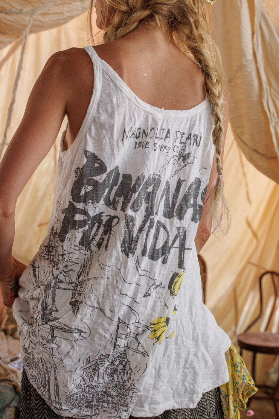 Bananas Por Vida Lana Tank – Magnolia Pearl Clothing