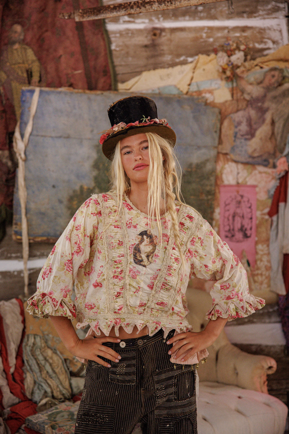 Kitty Hyacinth Blouse – Magnolia Pearl Clothing