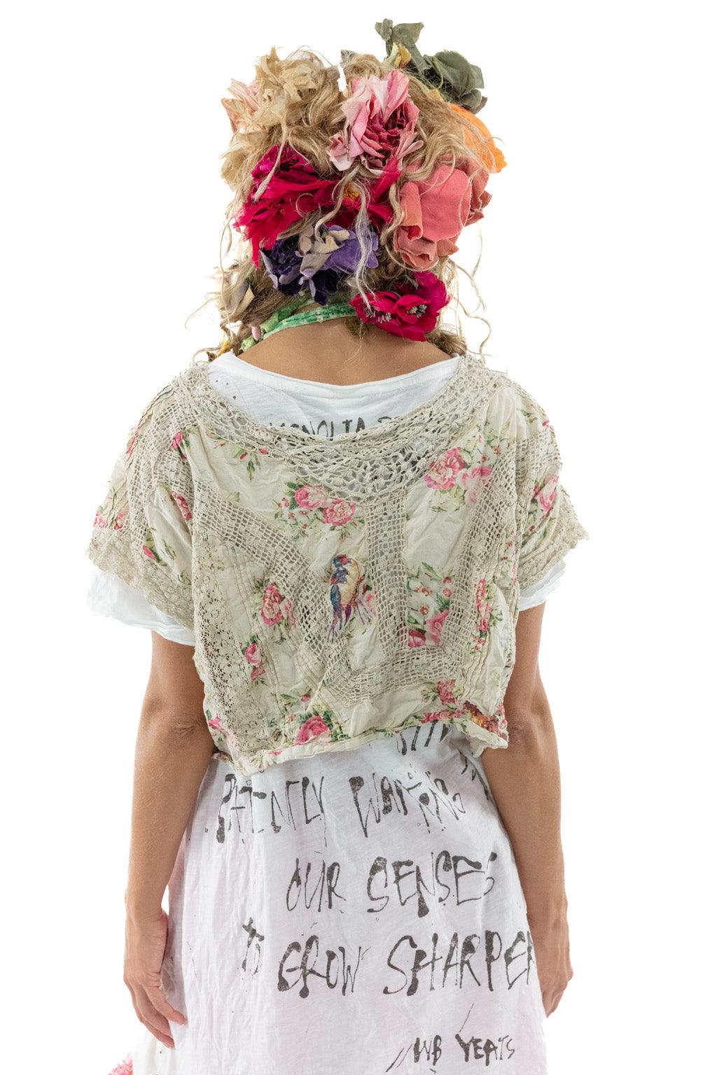 Floral Dejah Cropped Blouse - Magnolia Pearl Clothing