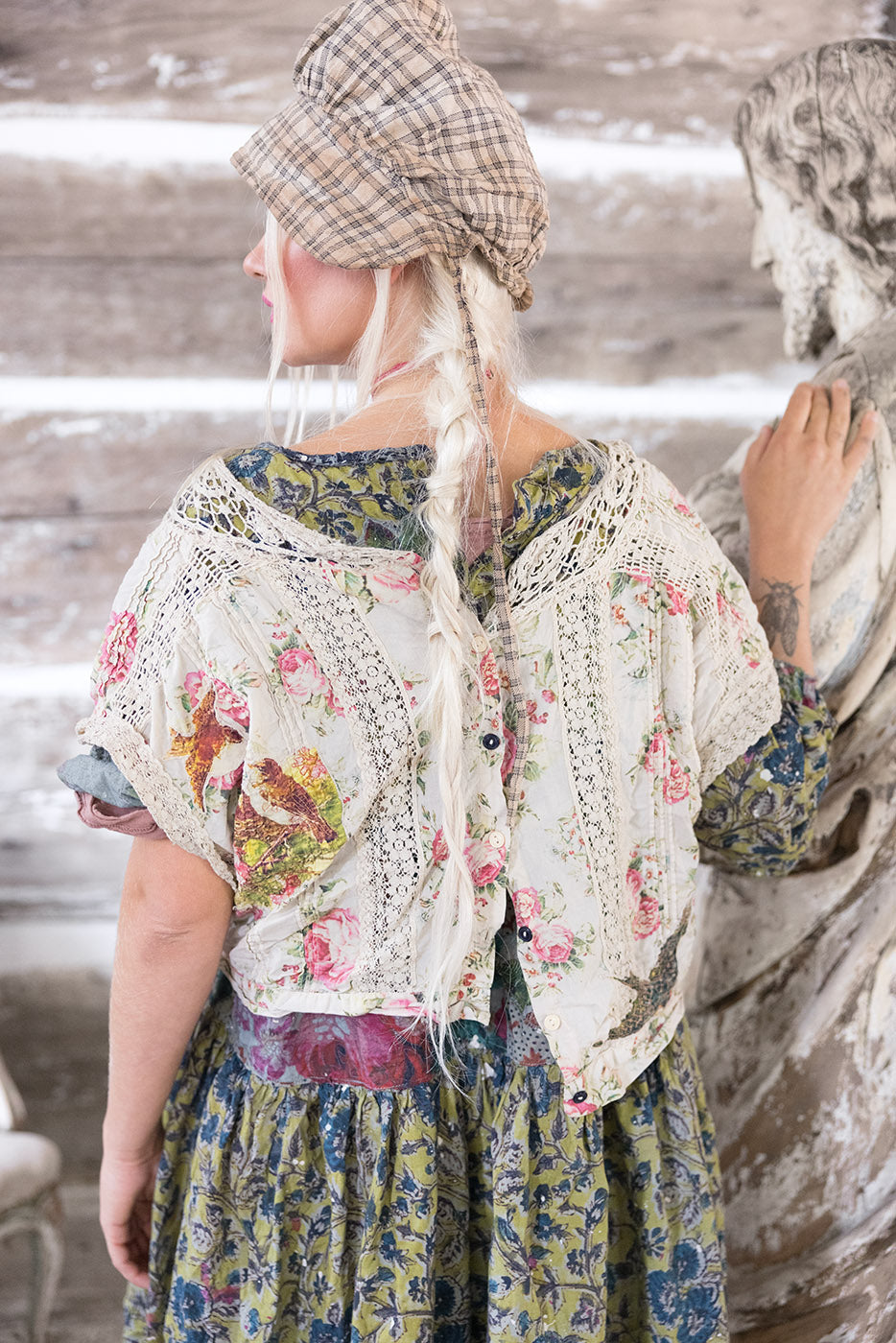 Bloemen Dejah Korte Blouse 