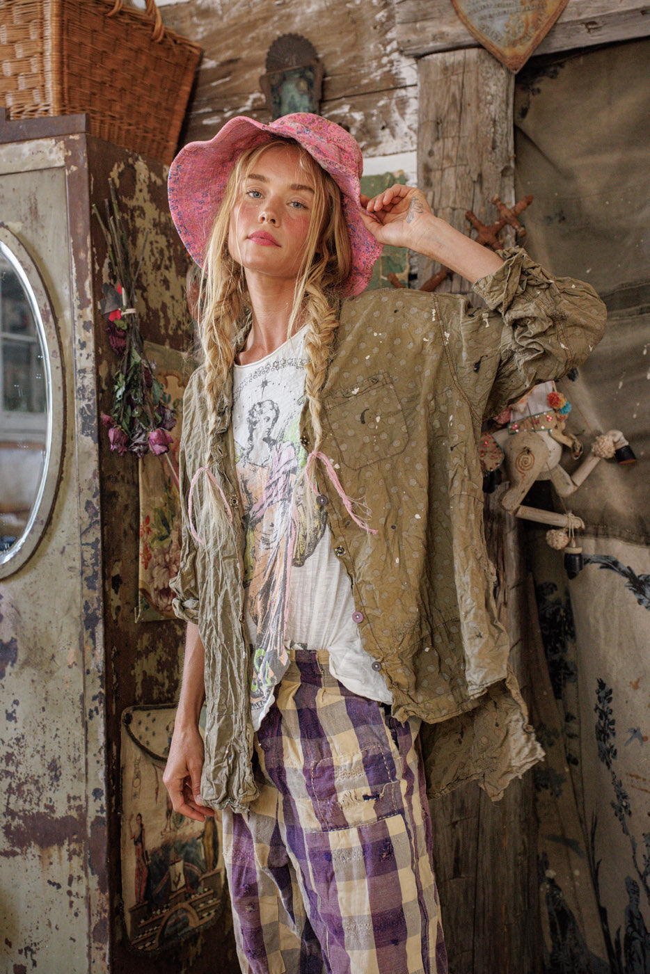 Chemise de travail Adison imprimée 