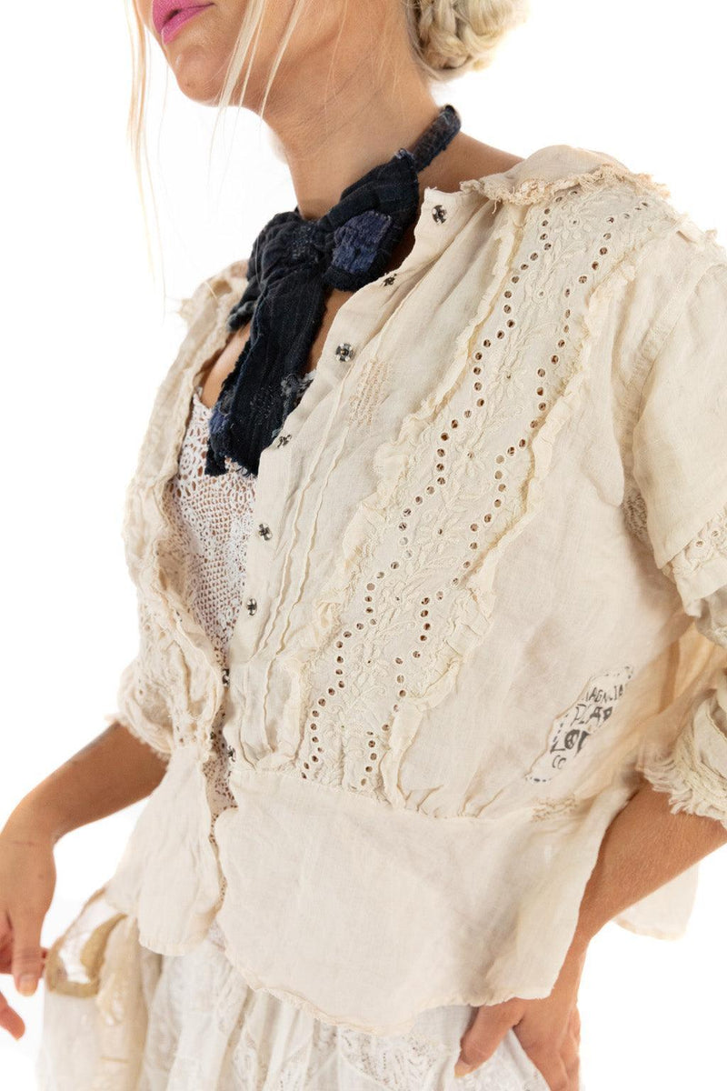 Linen Ramie Marburger Blouse - Image 3
