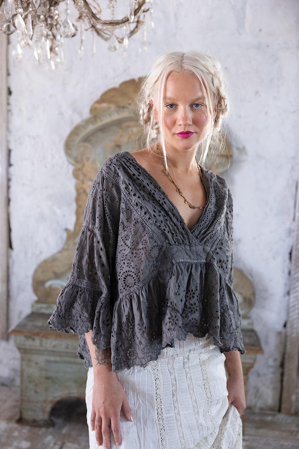 Dear Liza Eyelet Blouse Magnolia Pearl Clothing