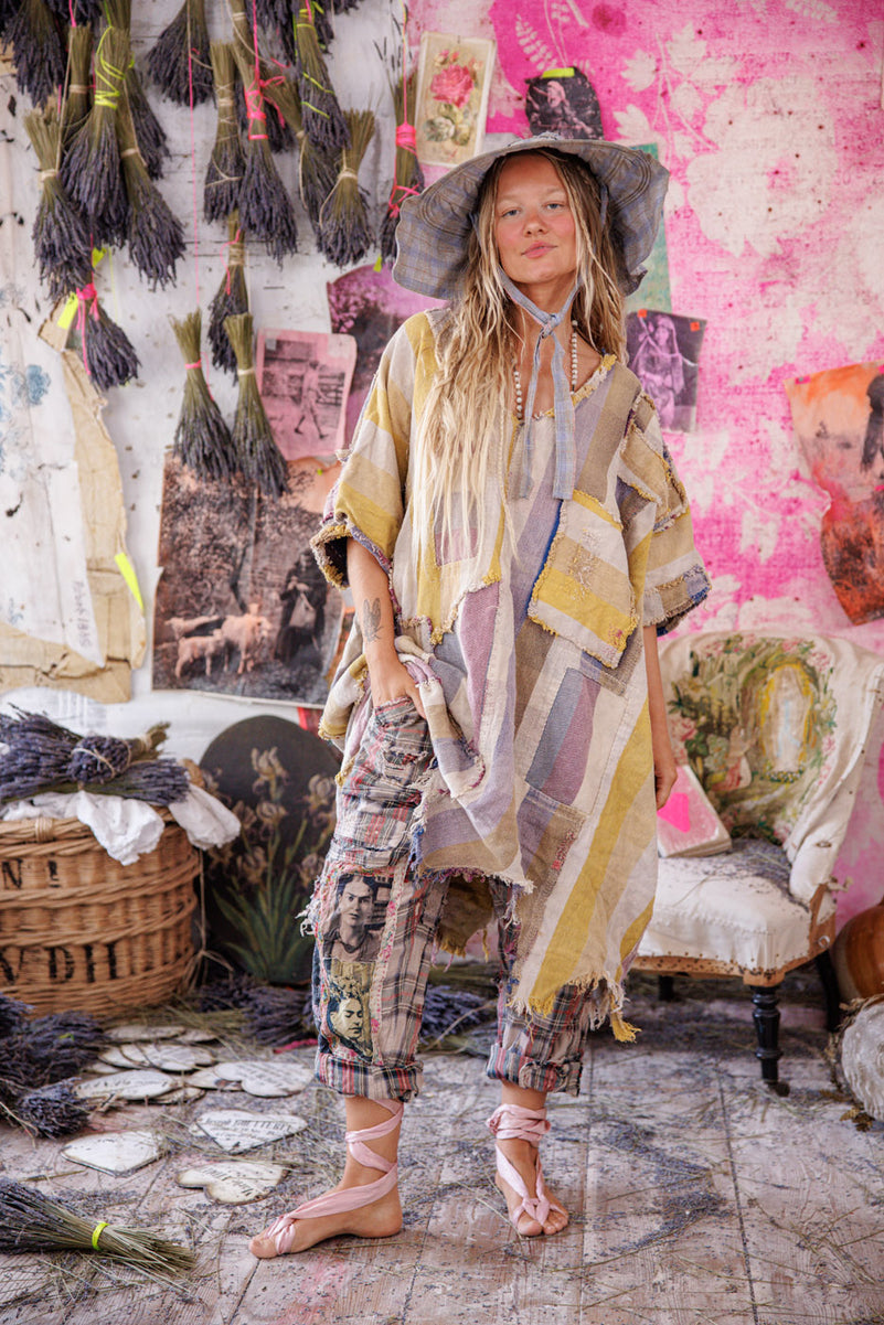 Yarn Dyed Veda Poncho Magnolia Pearl Clothing