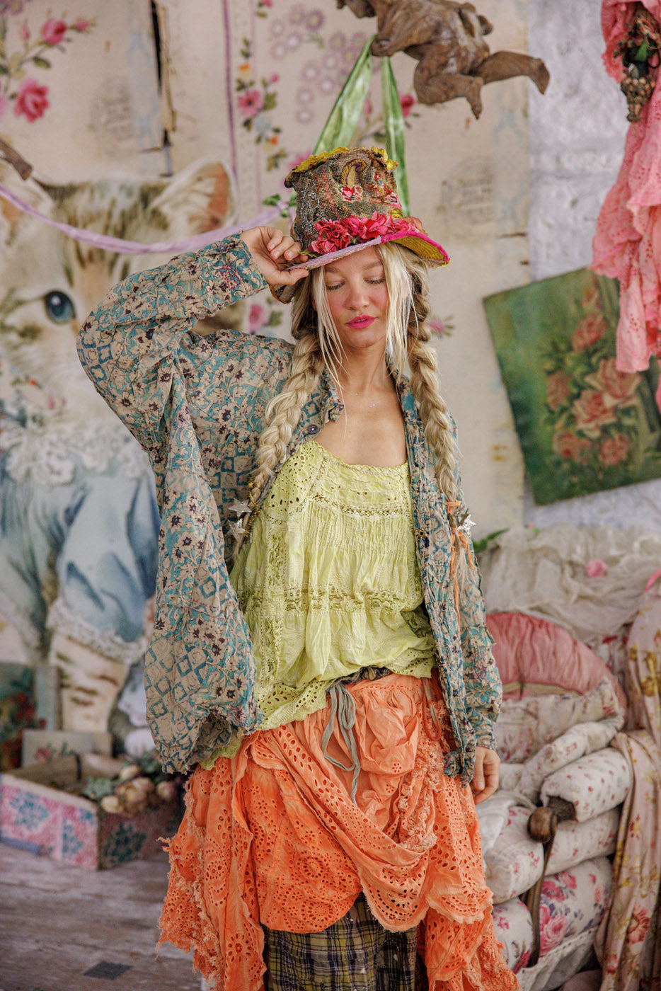 Chemise de travail Patchwork Adison 