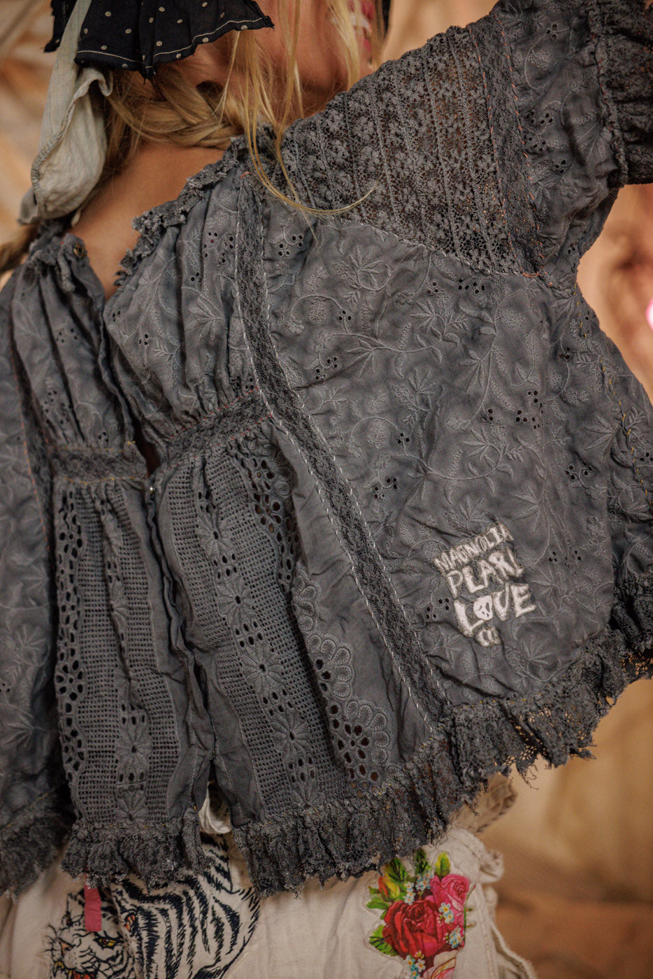 Blouse en dentelle Gabriella 