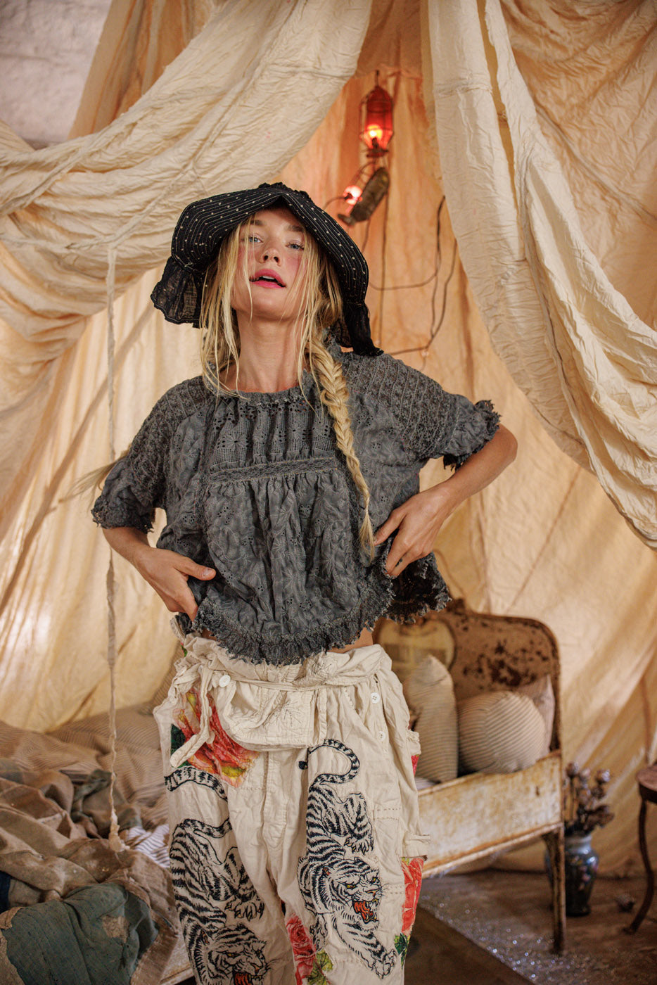 Blouse en dentelle Gabriella 