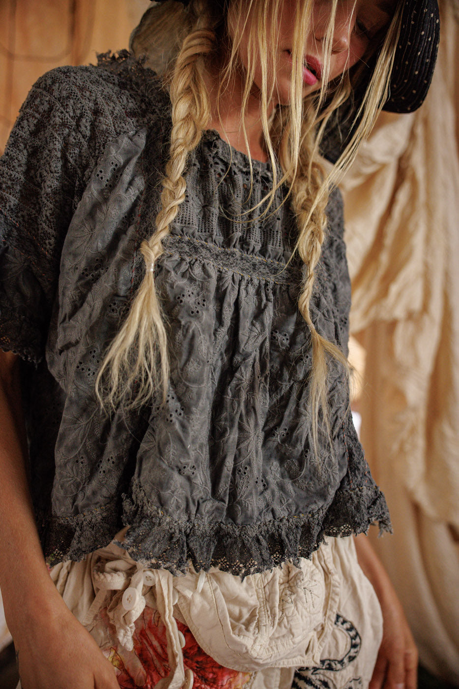 Blouse en dentelle Gabriella 