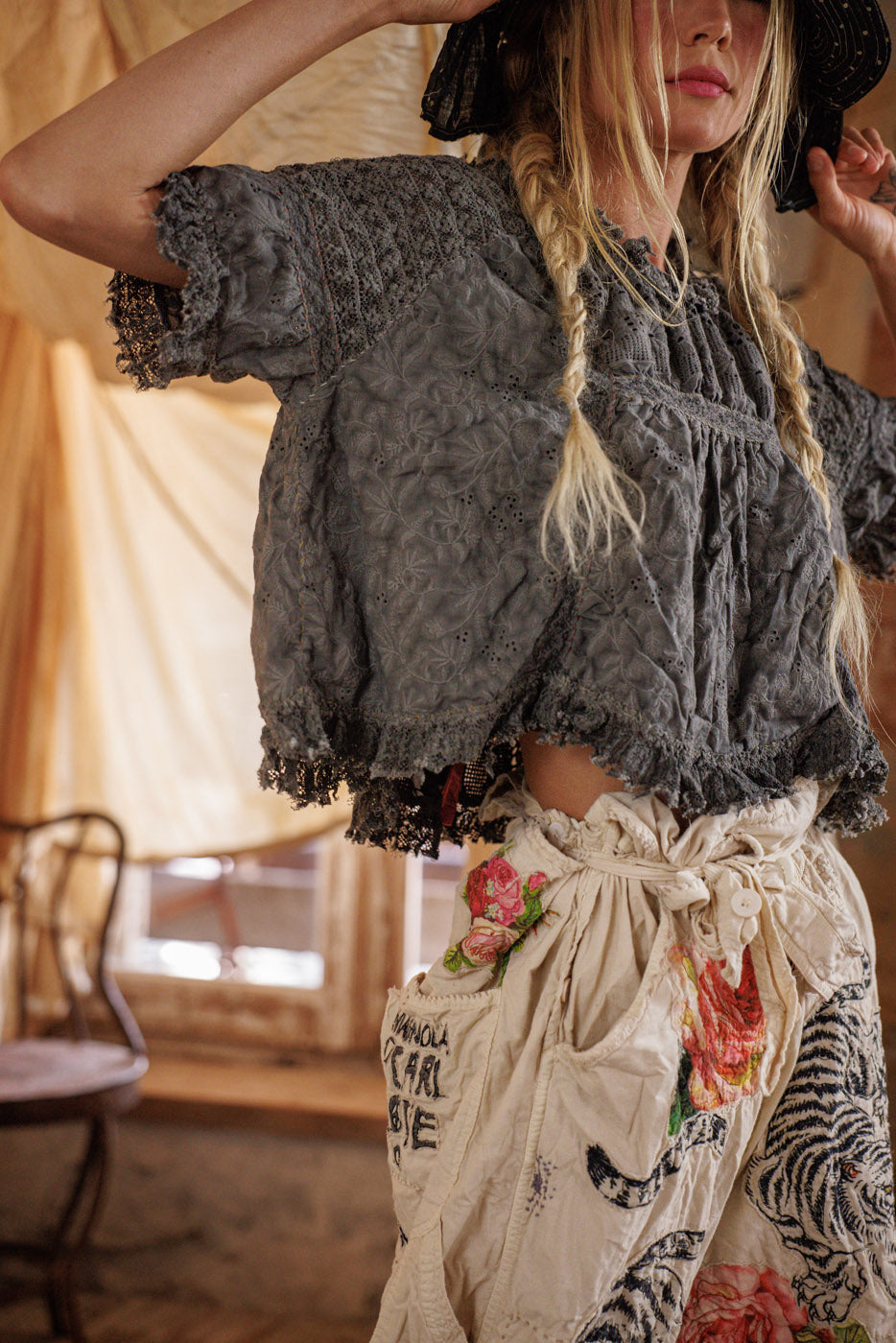 Blouse en dentelle Gabriella 