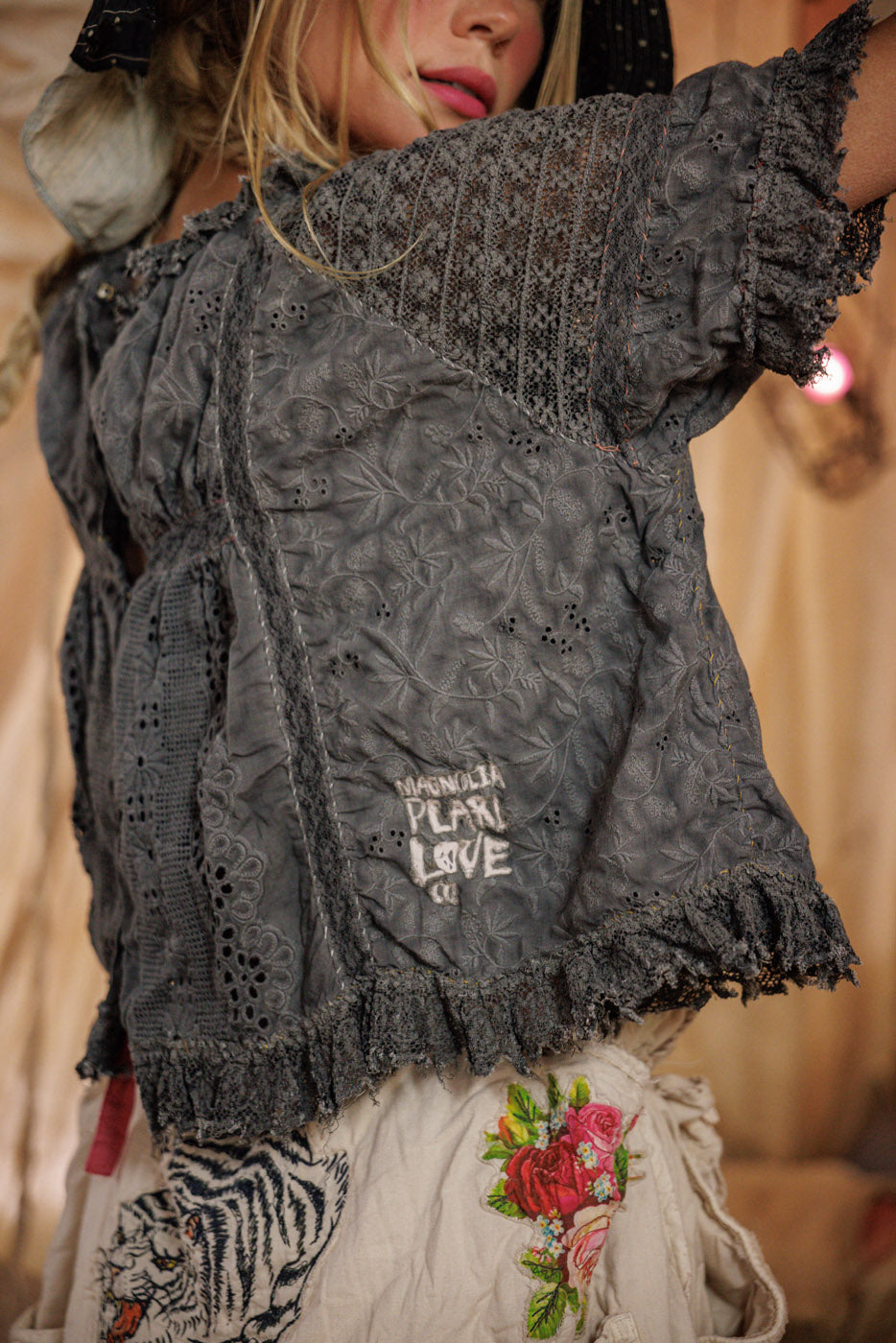 Blouse en dentelle Gabriella 