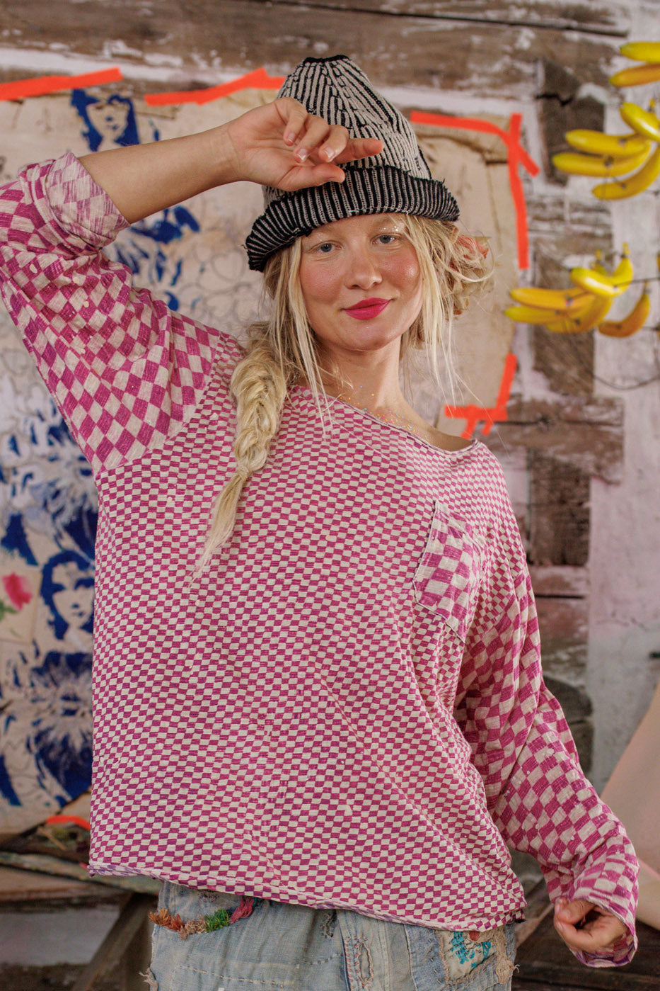 T-shirt à poche Viggo par morceaux 