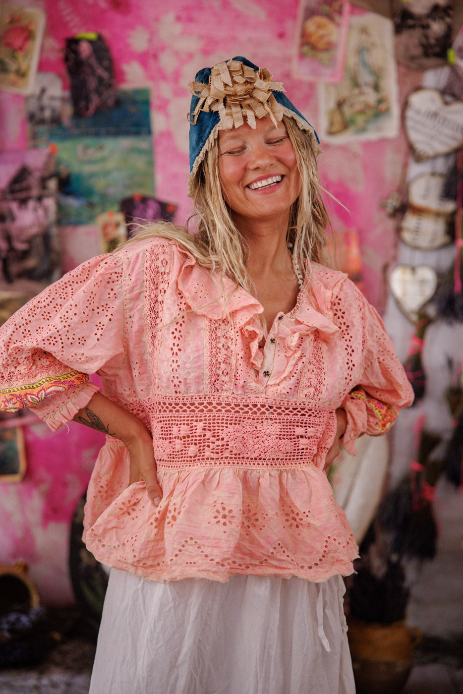 Rose Pompadour Blouse Magnolia Pearl Clothing