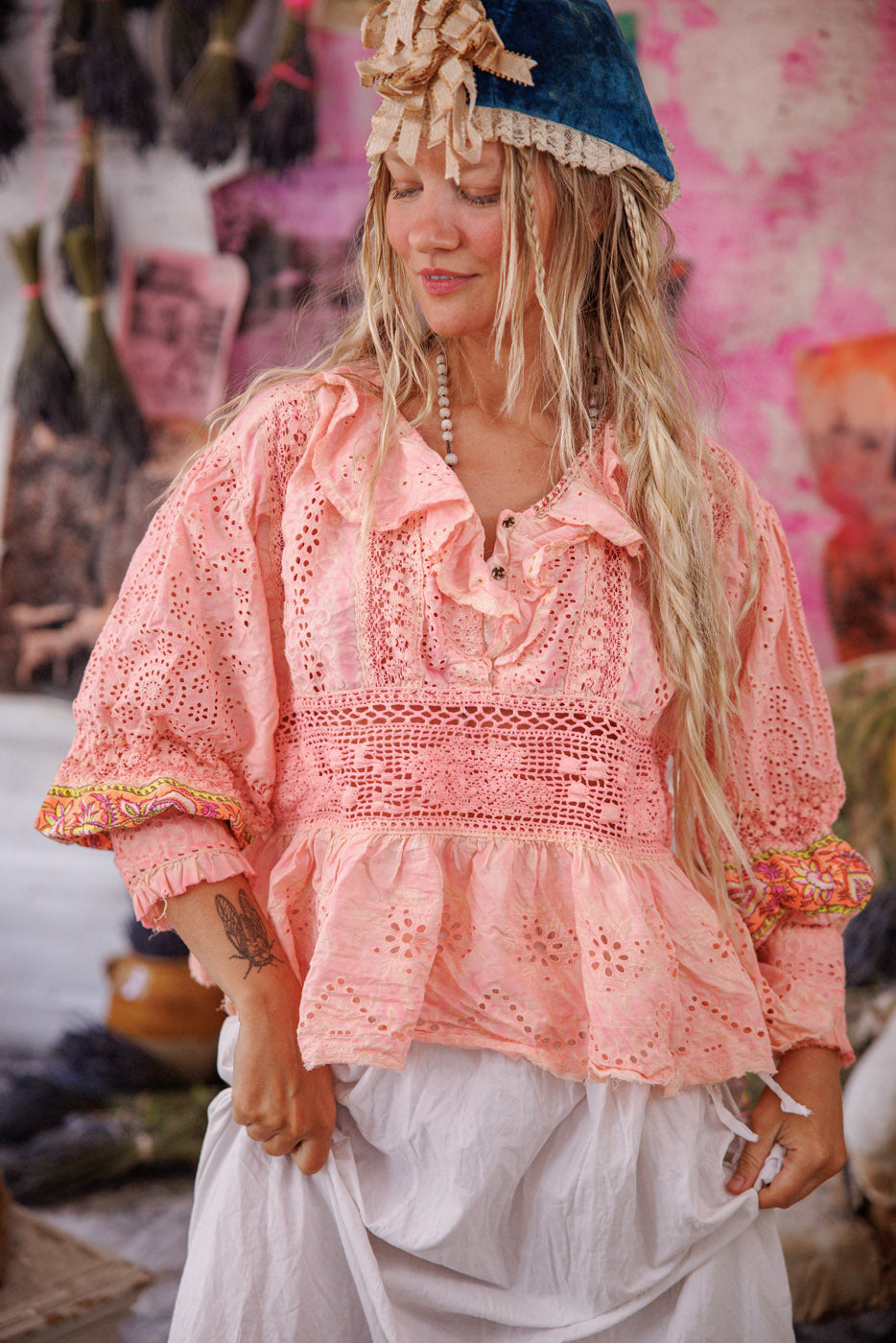 Rose Pompadour Blouse Magnolia Pearl Clothing