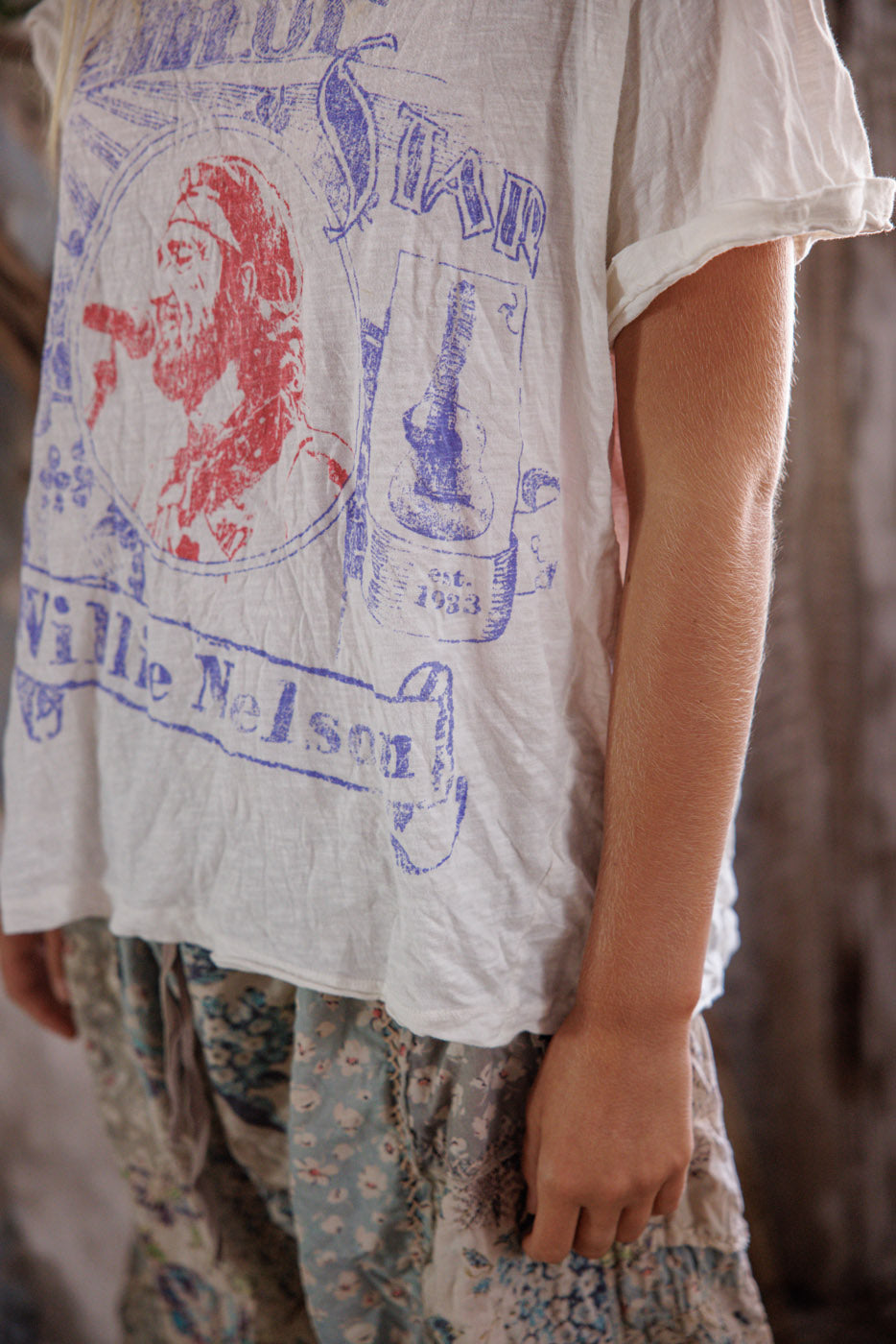 Willie Nelson Blue Star Tee