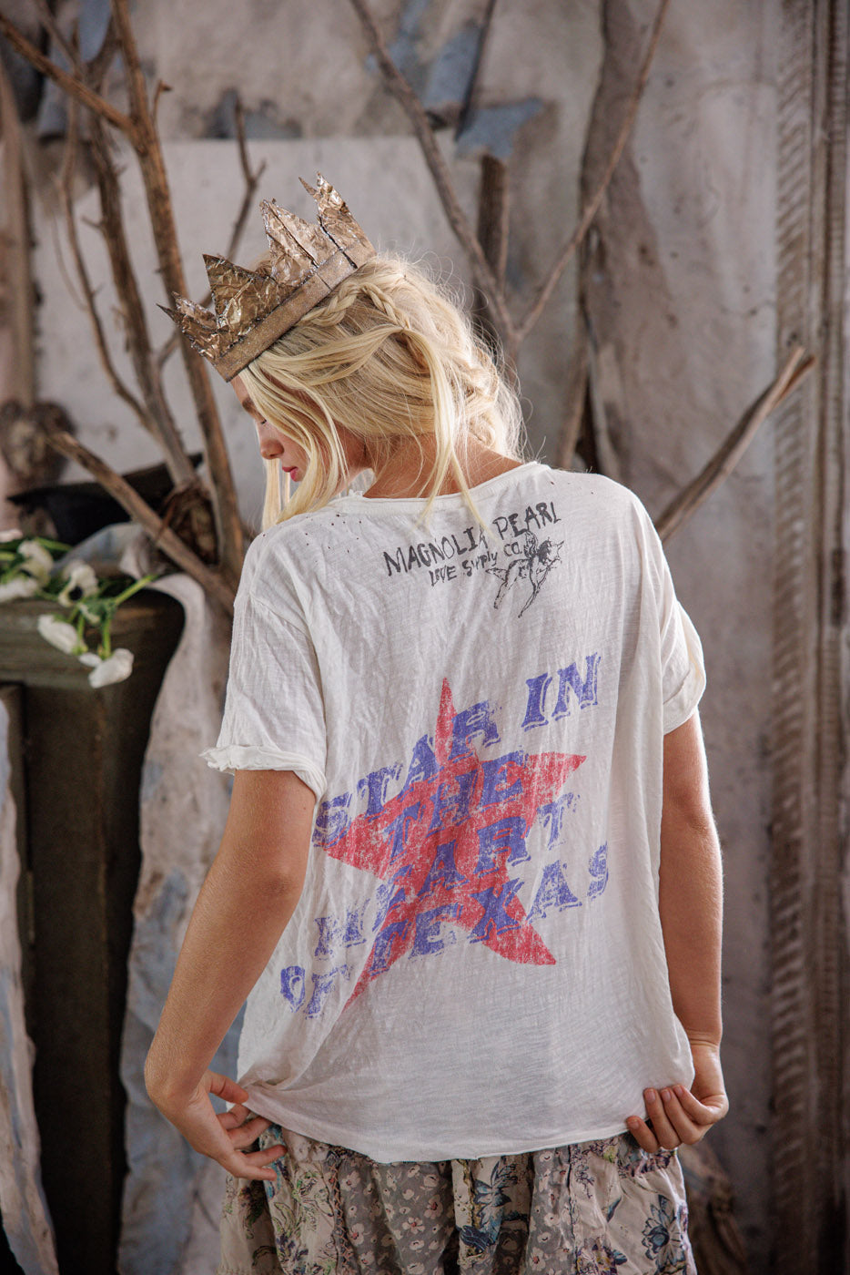 Willie Nelson Blue Star Tee