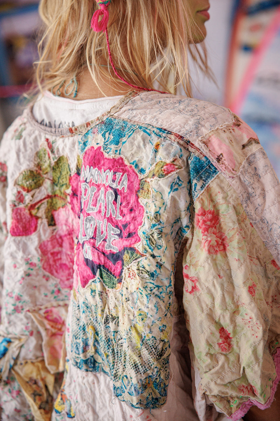 Patchwork Veda Poncho Wonderland 