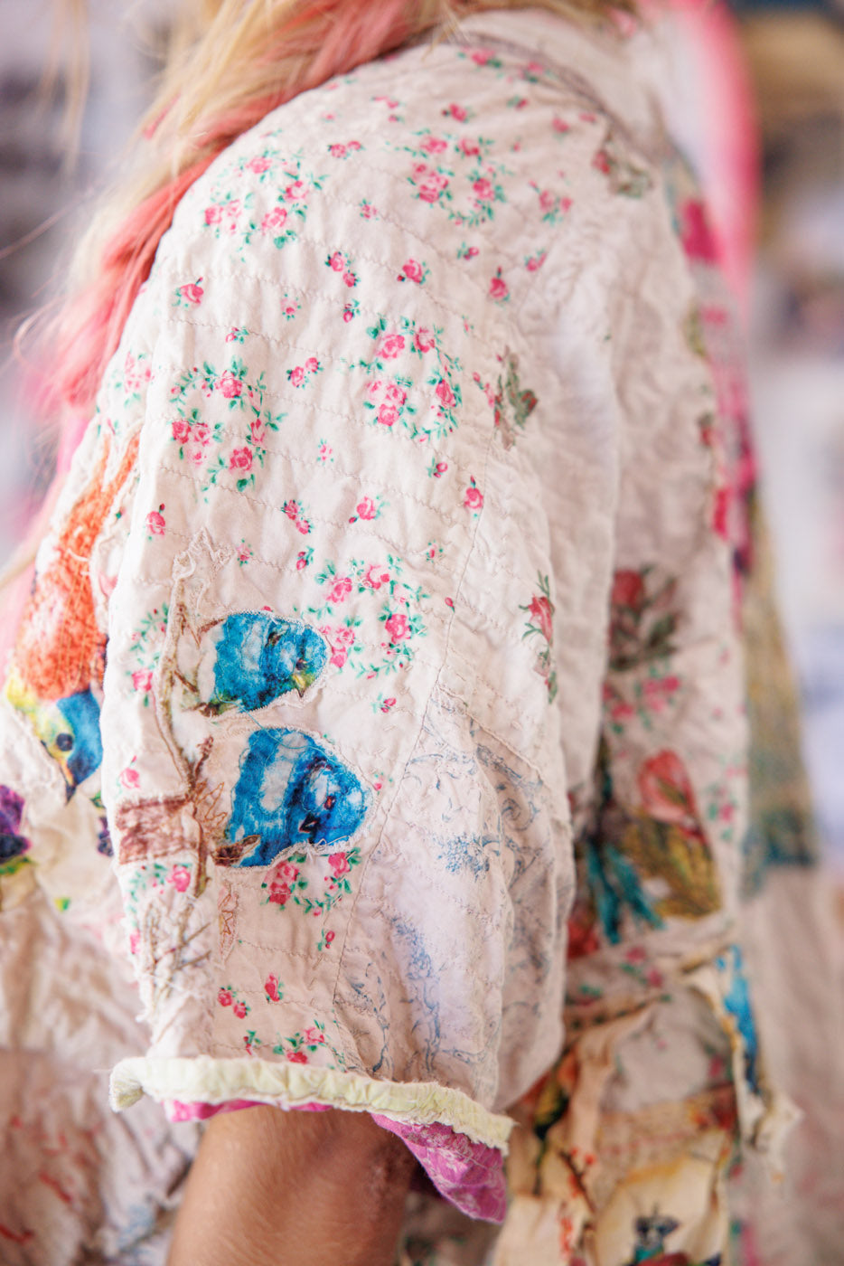 Patchwork Veda Poncho Wonderland 