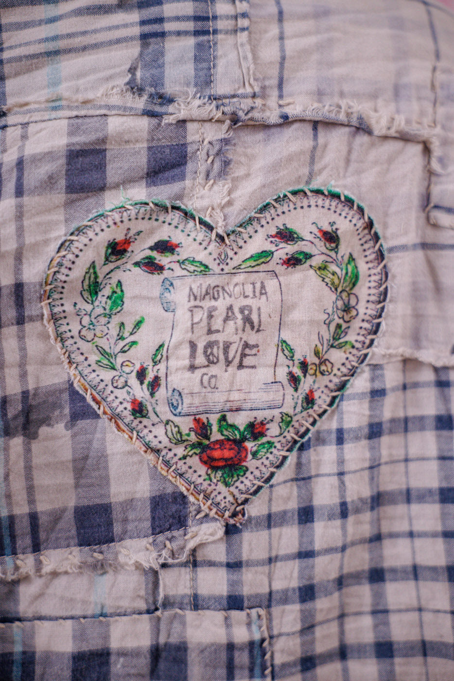 Patchwork Adison Workshirt Magnolia Pearl Clothing