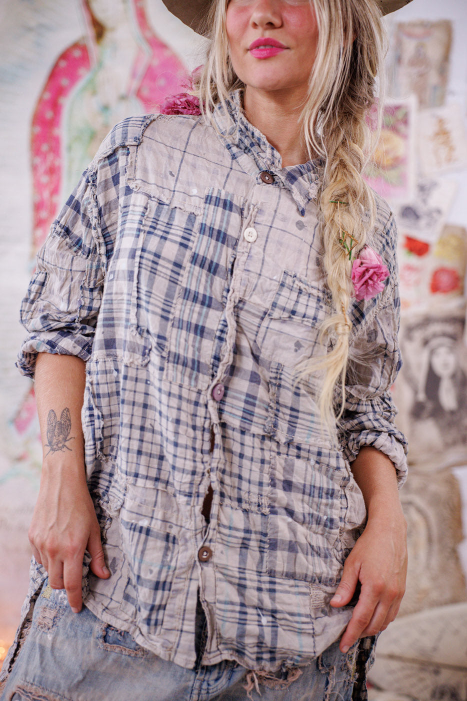 Patchwork Adison Workshirt – Magnolia Pearl Clothing