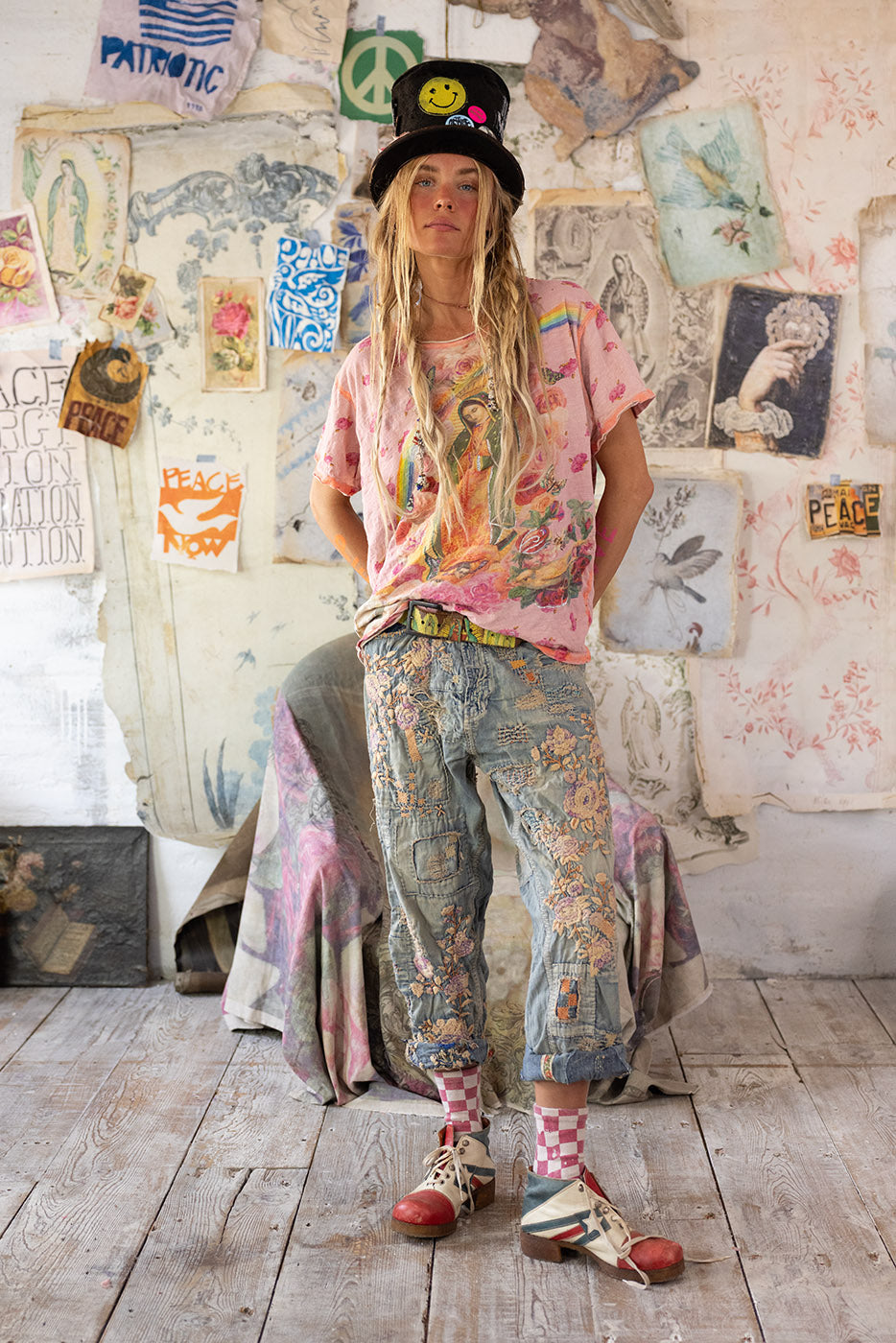 Mary Spiritual Rose Tee Magnolia Pearl Clothing