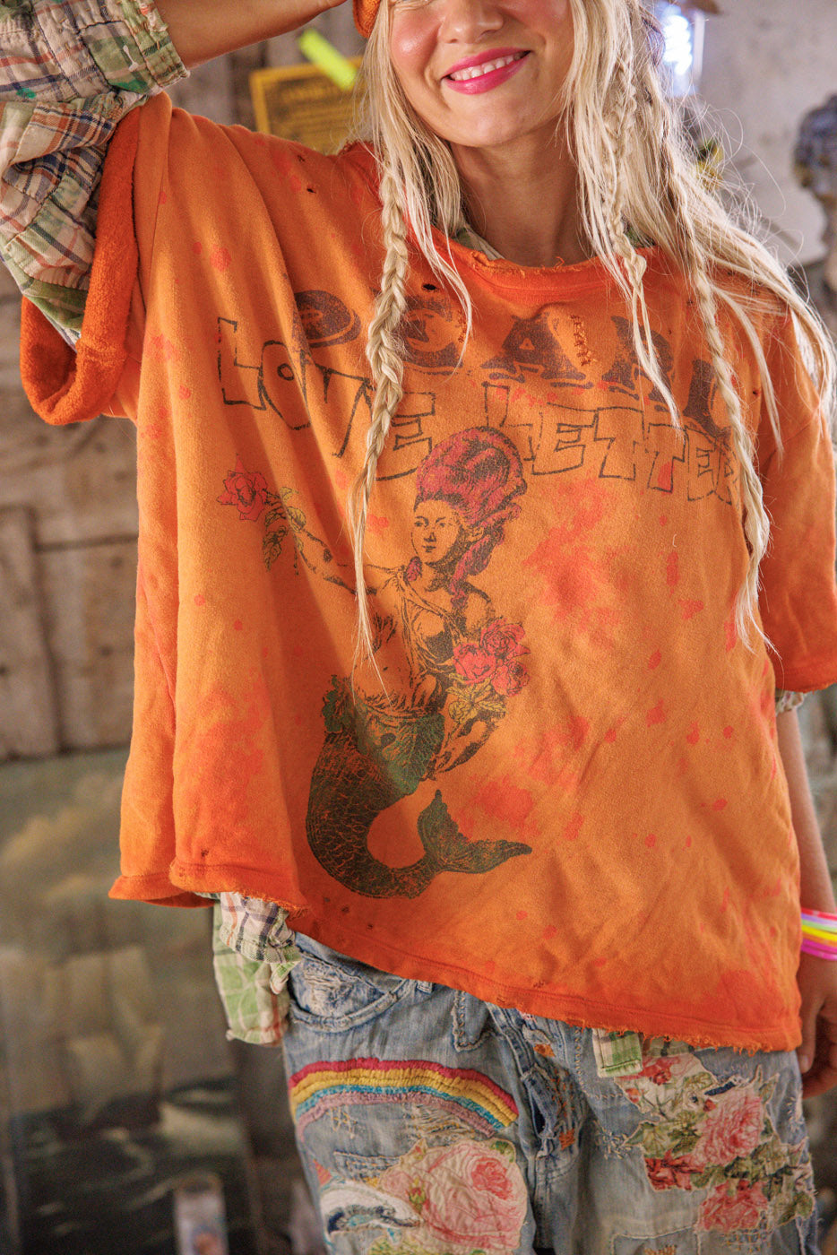 Mermaid Love Letters Vetiver Sweatshirt – Magnolia Pearl Clothing