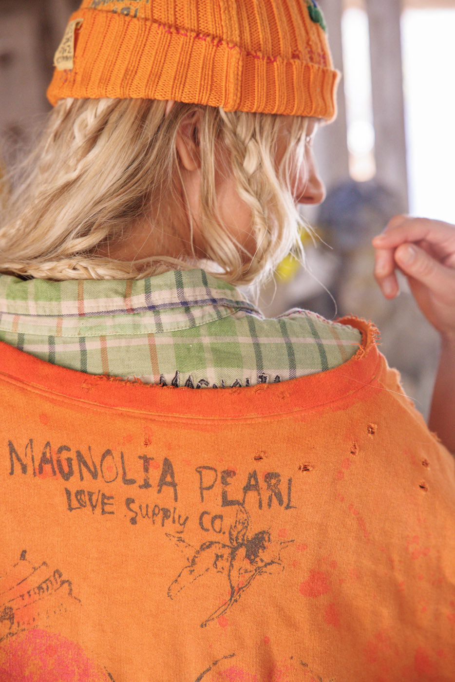 Mermaid Love Letters Vetiver Sweatshirt Magnolia Pearl Clothing