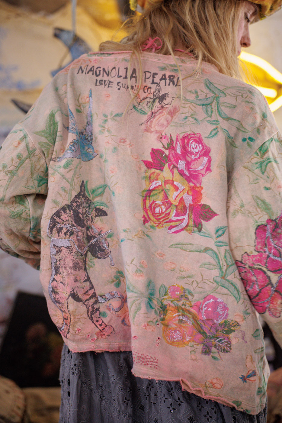 Lucky Anna Marais Sweatshirt Magnolia Pearl Clothing