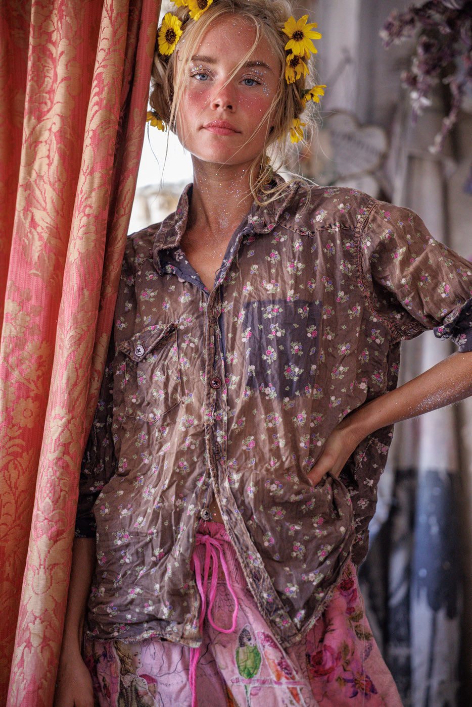 Кели Уестърн риза Натурална красота 