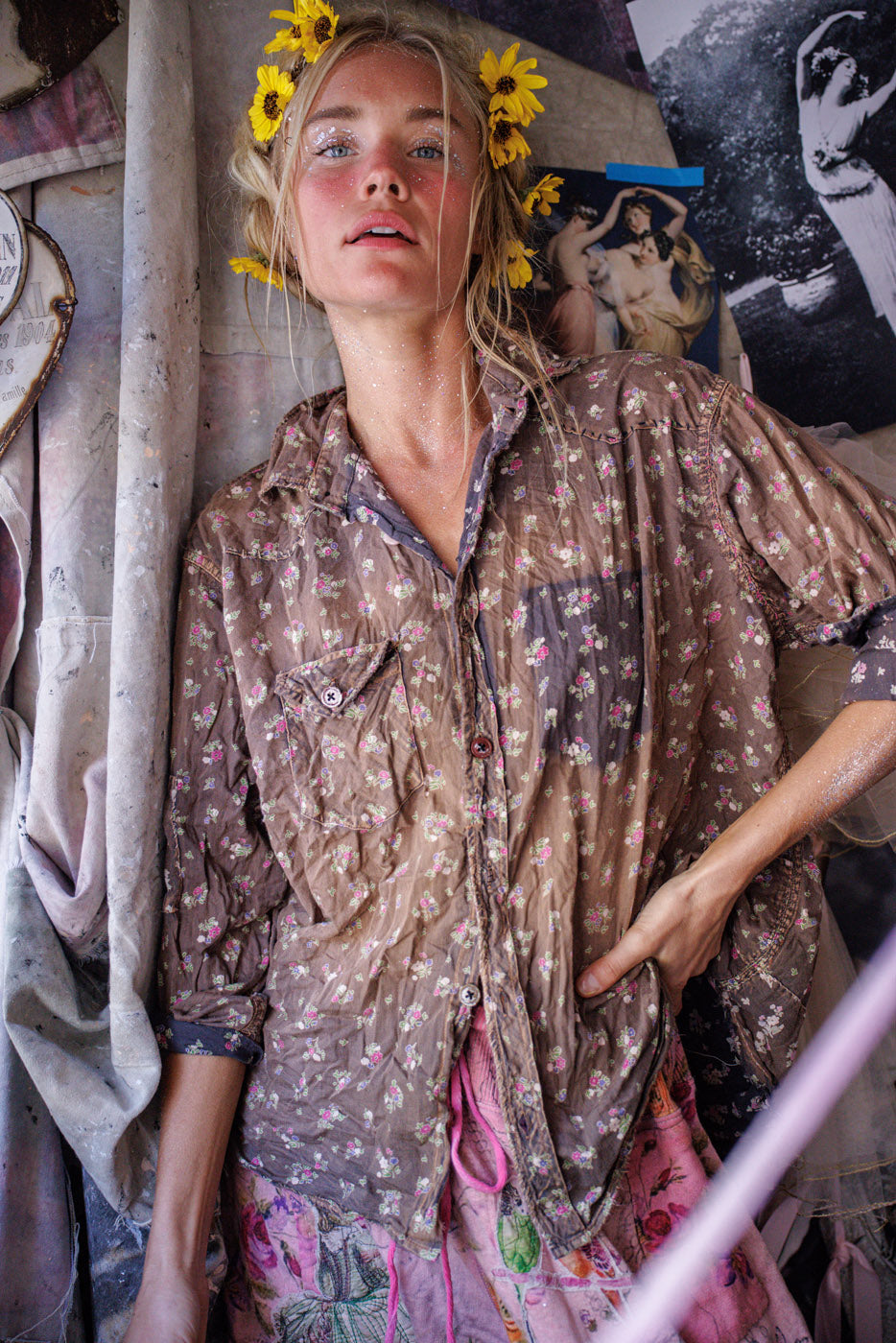 Кели Уестърн риза Натурална красота 