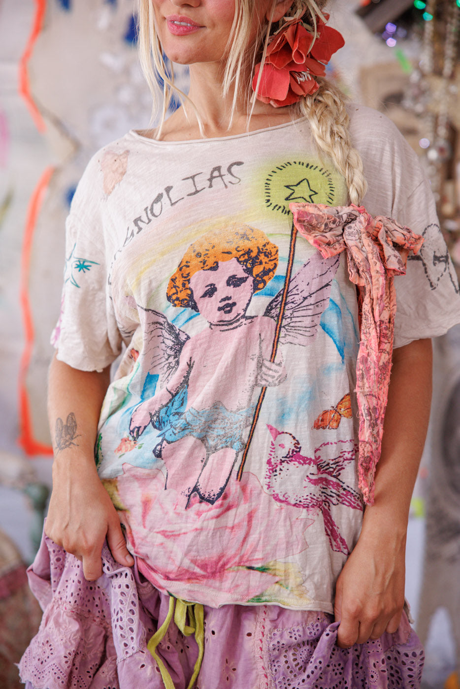 Magnolias Magiques à la Lumière de la Lune 