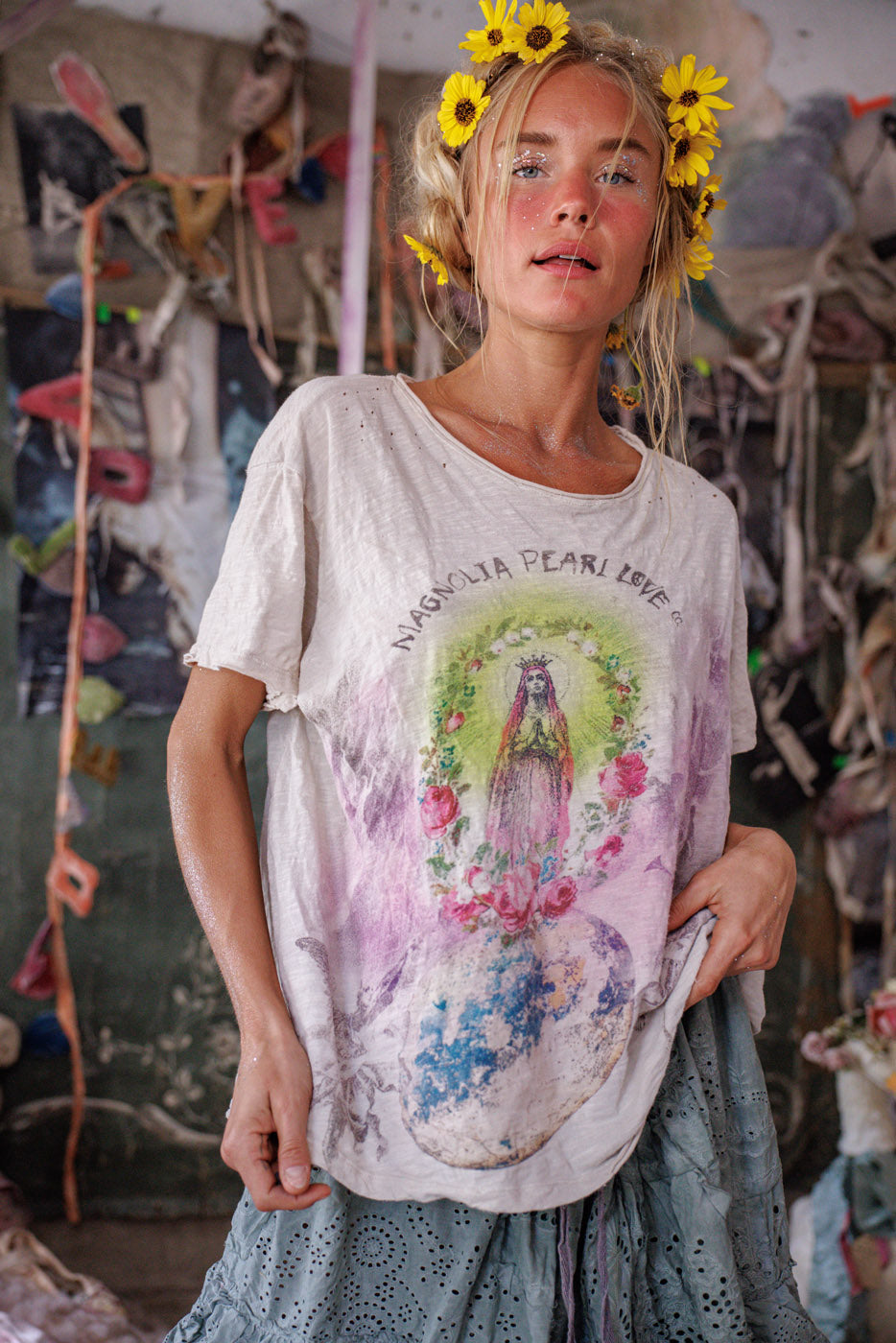 Aura und der Mond T Mondlicht 