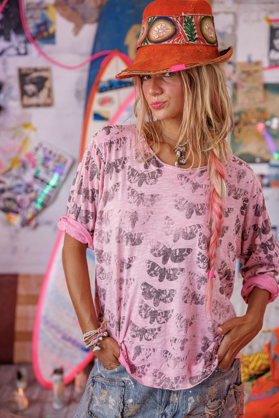 Moth Viggo Tee – Magnolia Pearl Clothing