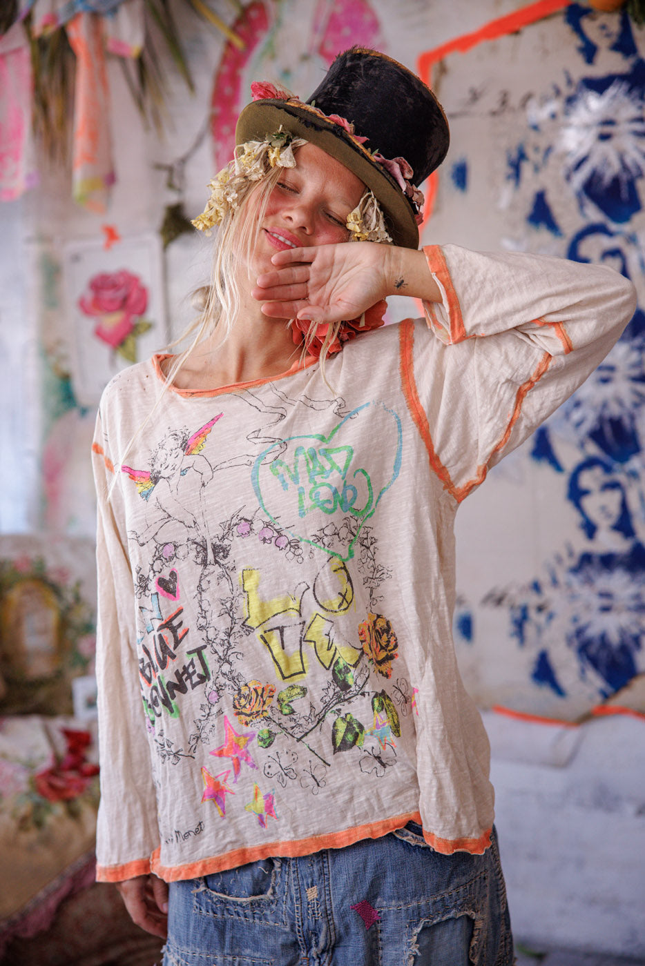 Neonowy Niebieski Czepek Viggo T Pocałunek Klementynki 