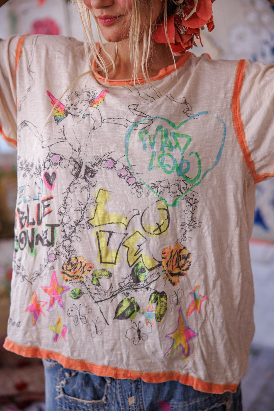 Neonowy Niebieski Czepek Viggo T Pocałunek Klementynki 