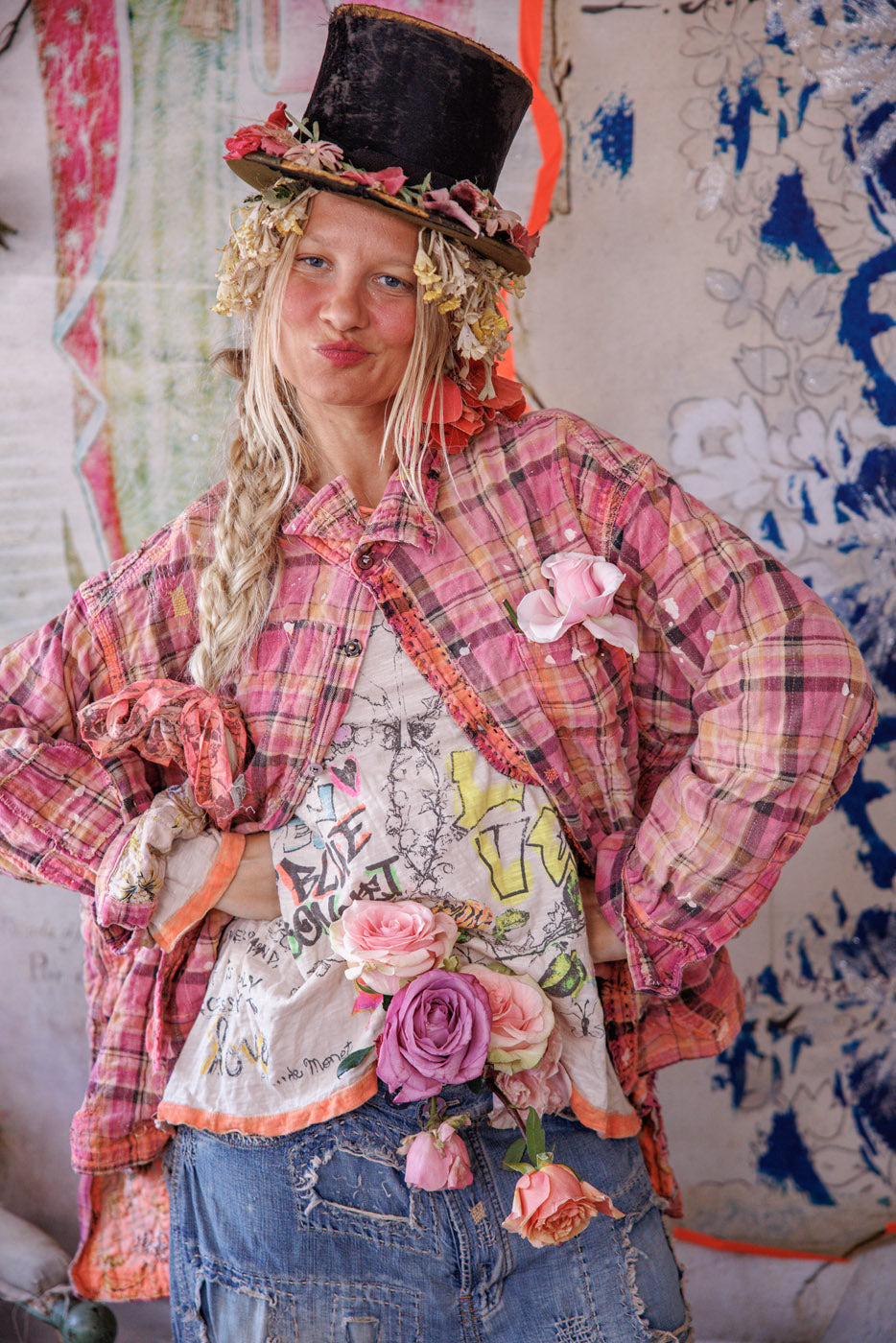 Magnolia Pearl Adison darbiniai marškiniai Zuma paplūdimys 