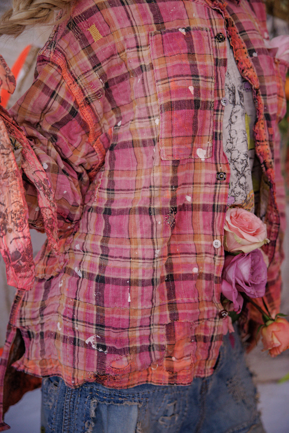 Magnolia Pearl Adison darbiniai marškiniai Zuma paplūdimys 