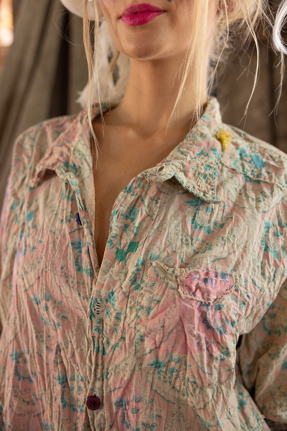 Adison Workshirt Bardot Magnolia Pearl