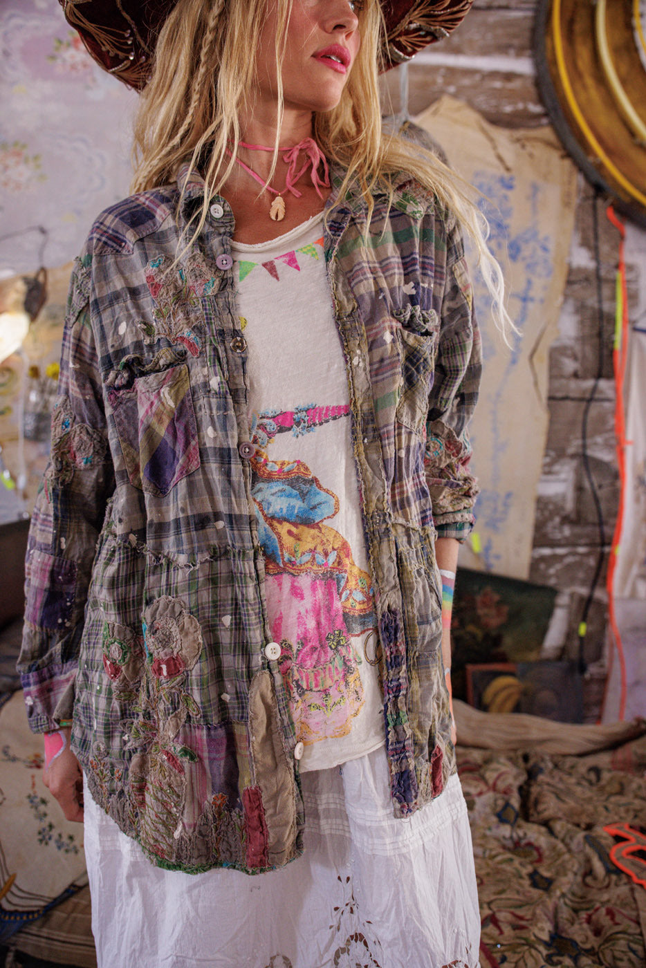 Appliqué Kelly Western Shirt