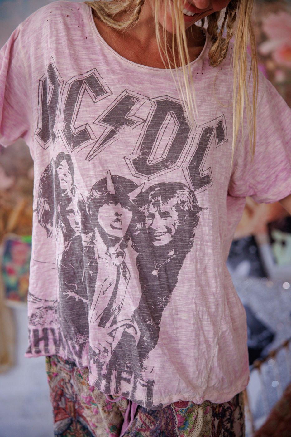 ACDC Highway To Hell T Lychee Bloesem 