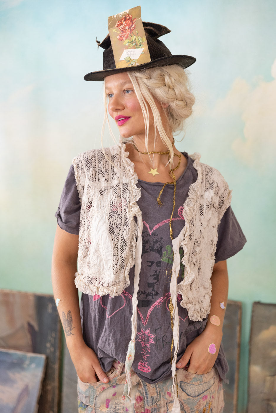 Crochet Idahlia Vest Magnolia Pearl Clothing