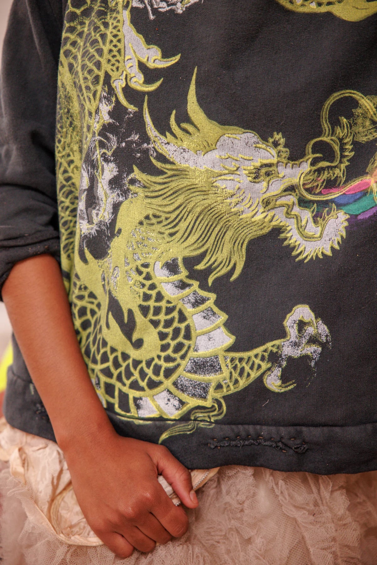 Puff Puff Rainbow Richi Sweatshirt Solsikke 