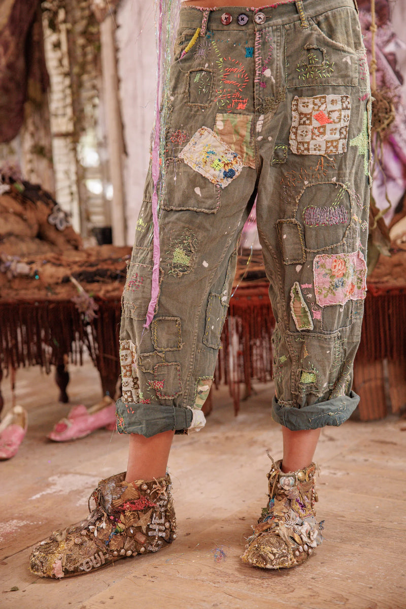 Patchwork Miner Bukser Alger  - Image 3