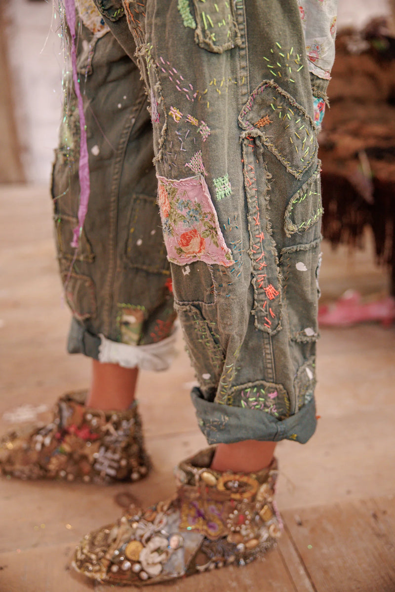 Patchwork Miner Bukser Alger  - Image 9