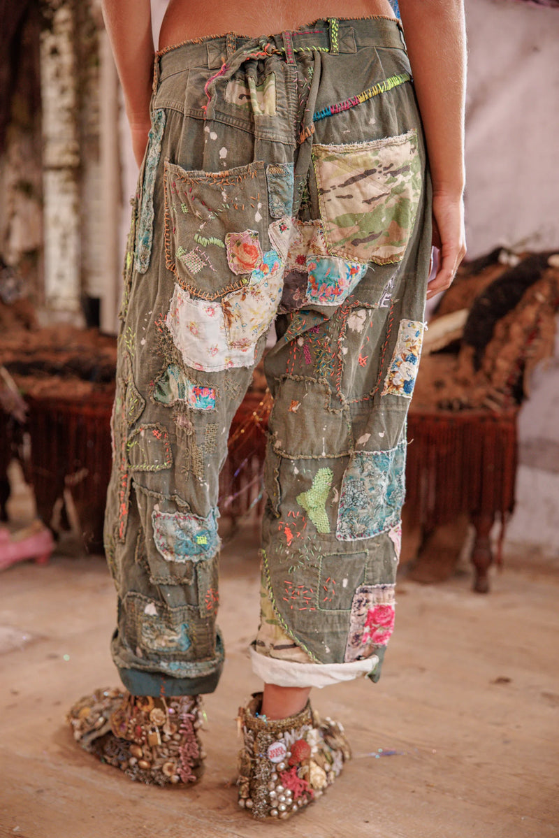 Patchwork Miner Bukser Alger  - Image 10